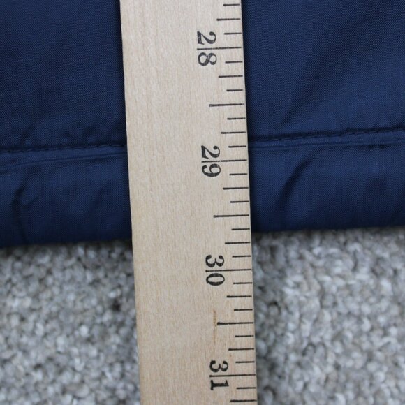 Vintage Michigan Reversible Jacket Adult 2XL XXL Wolverines Blue Fleece Coat - Picture 13 of 14